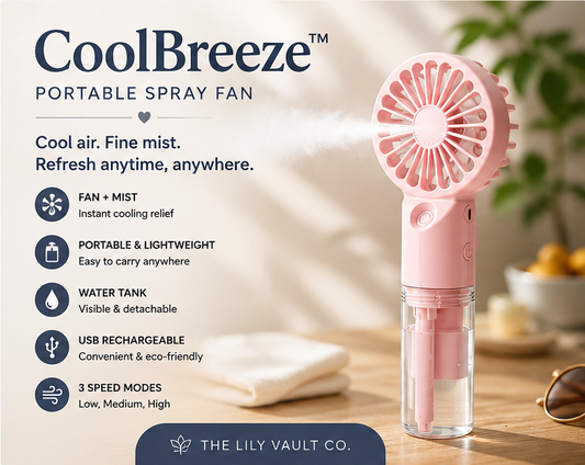 CoolBreeze™ Portable Mist Fan