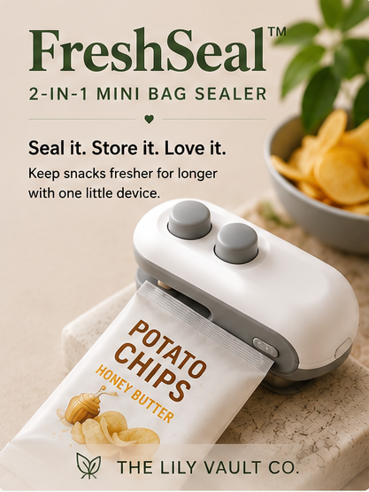 FreshSeal™ 2-in-1 Mini Bag Sealer