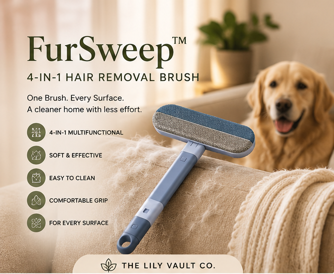 🐾FurSweep™ 4-in-1 Pet Hair Remover