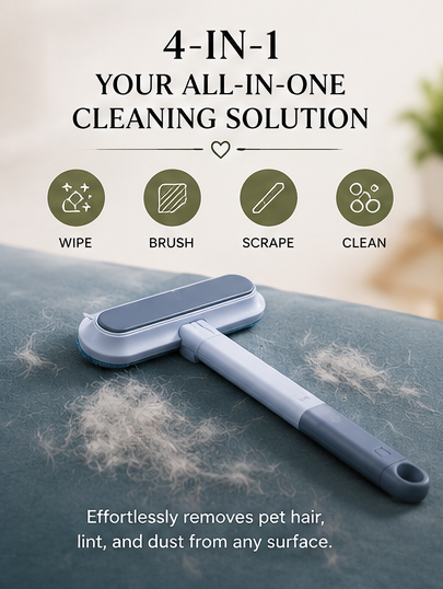 🐾FurSweep™ 4-in-1 Pet Hair Remover
