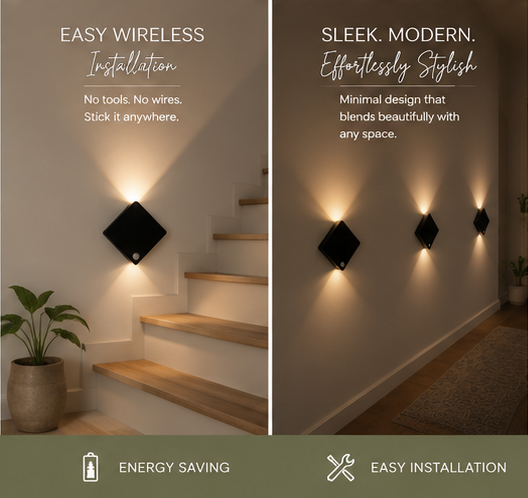 💡 LumiGlow™ Motion Sensor Wall Light