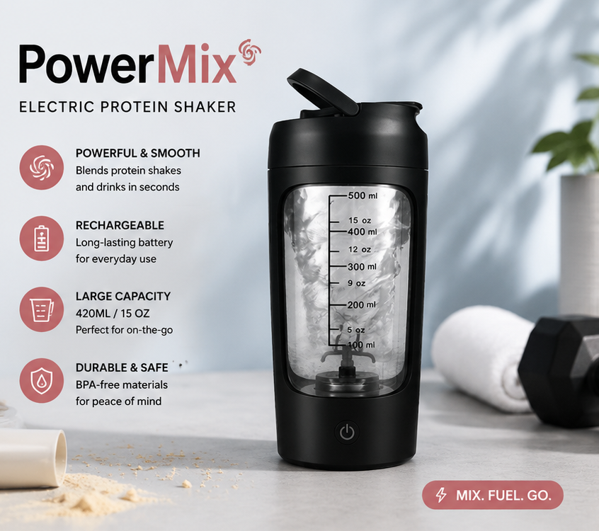 PowerMix™ Rechargeable Self-Mixing Blender Cup