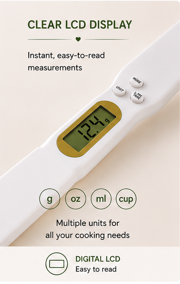 PrecisionScoop™ Digital Measuring Spoon