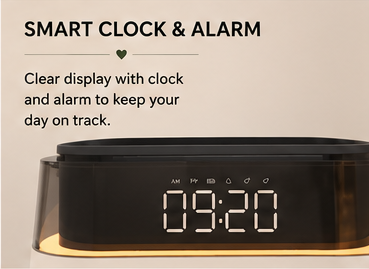 EmberMist™ Flame Clock Humidifier