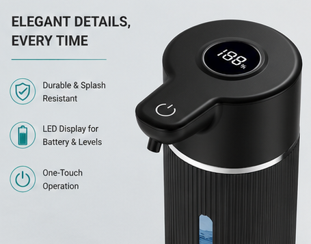 PureTouch™ Rechargeable Foaming Soap Dispenser
