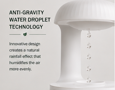 RainLuxe™ Anti-Gravity Humidifier
