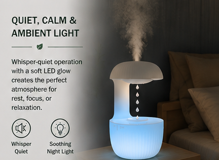 RainLuxe™ Anti-Gravity Humidifier